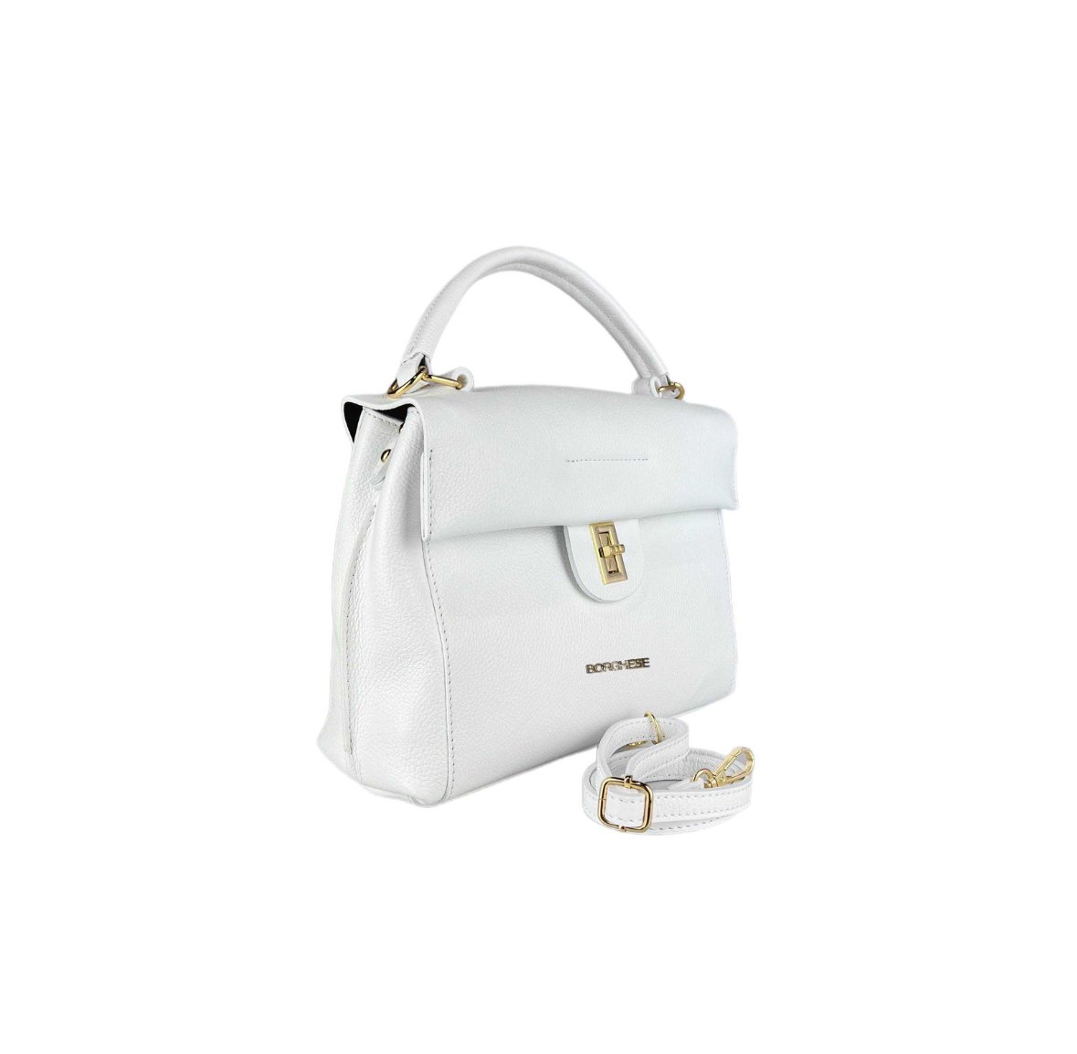 Borsa con pattina da donna in vera pelle KETTY - immagine 2