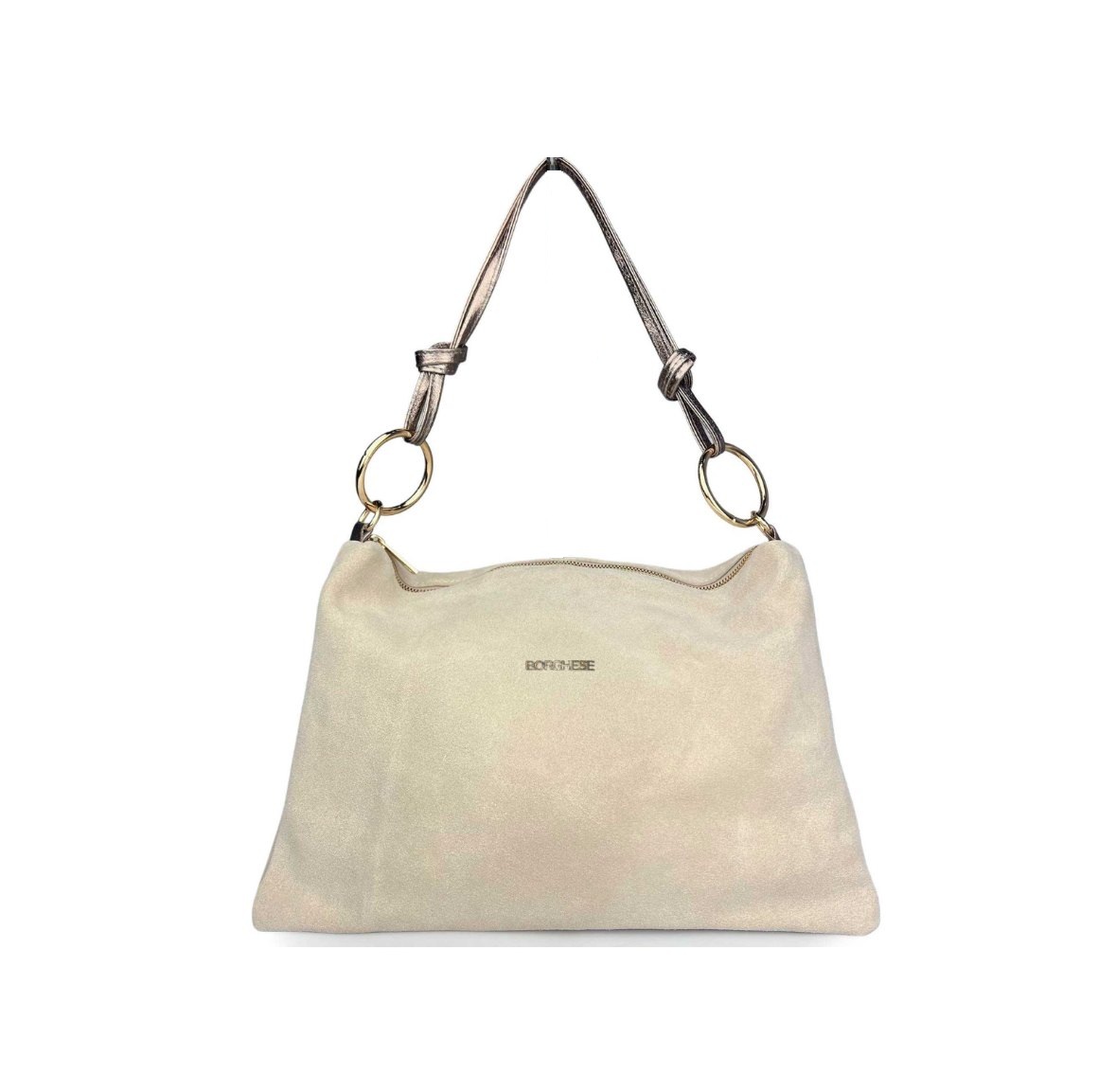 Borsa da donna in vera pelle scamosciata MIRIAM - immagine 2
