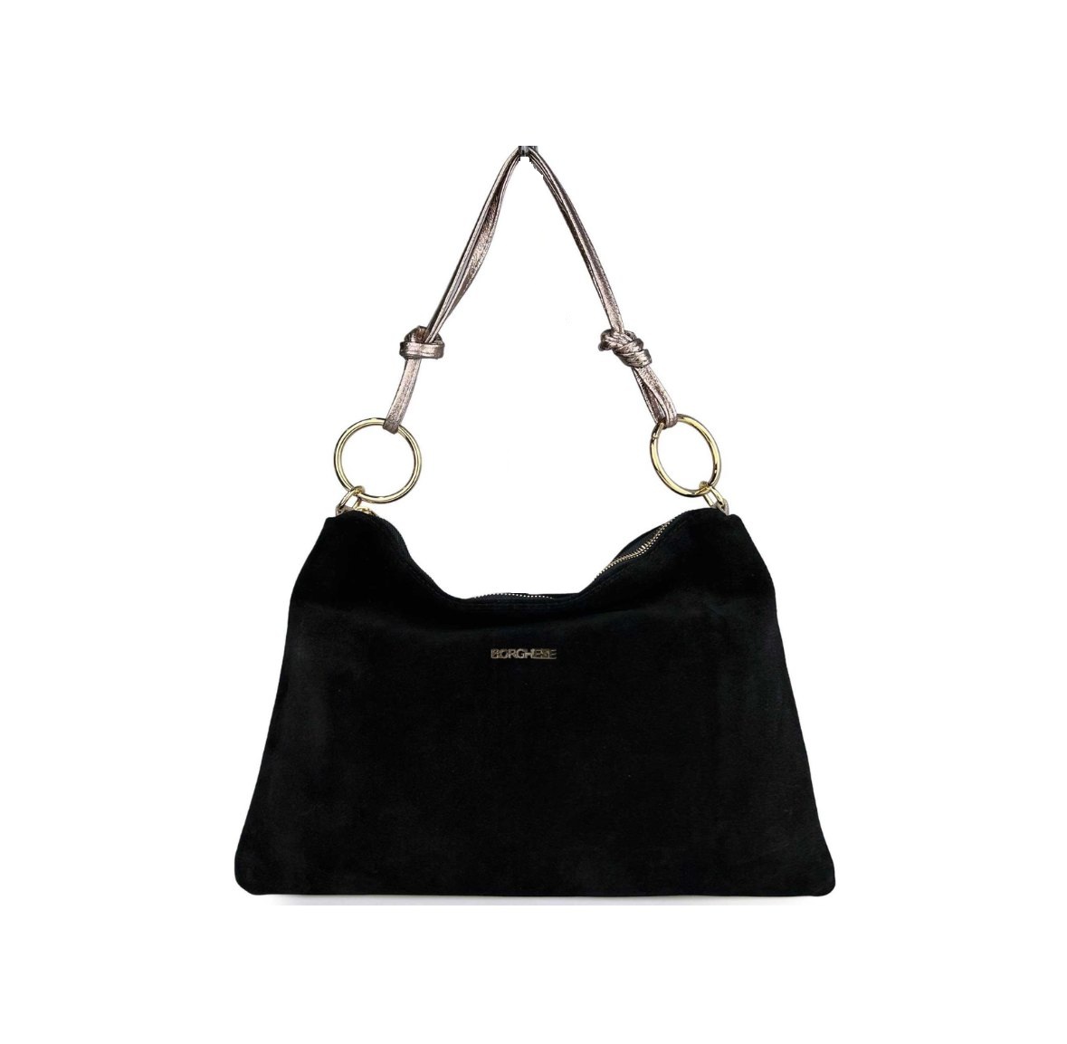 Borsa da donna in vera pelle scamosciata MIRIAM - immagine 4