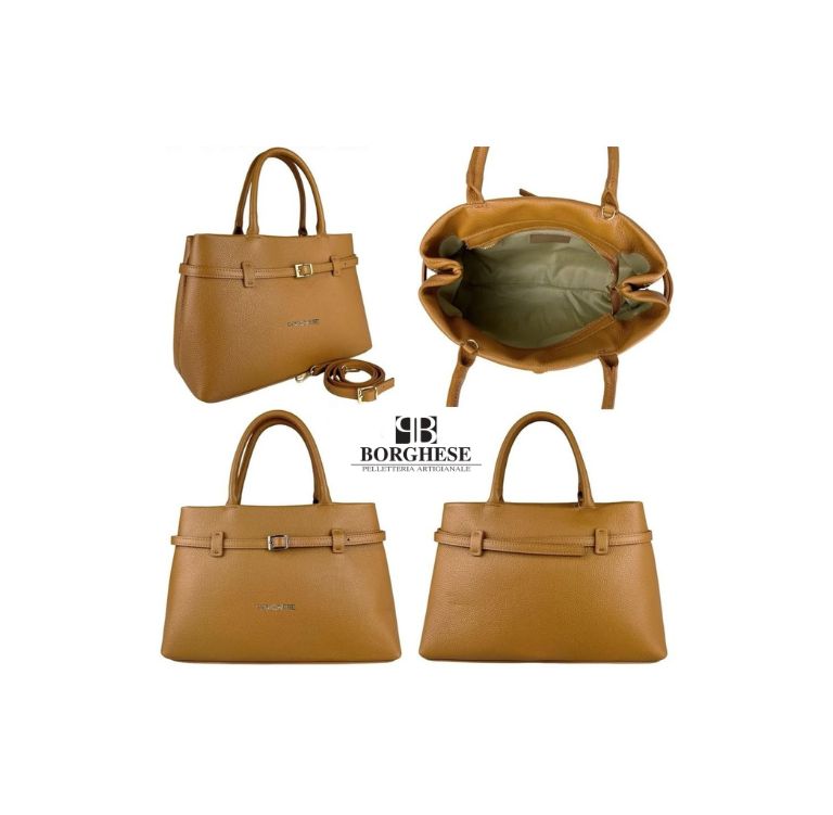 Borsa da donna in vera pelle ELENA - immagine 4